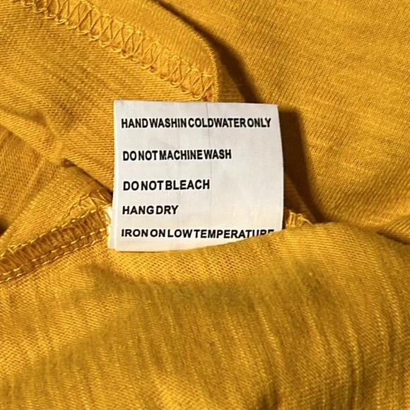 Embroidered V-neck Tee, large - Picture 8 of 9